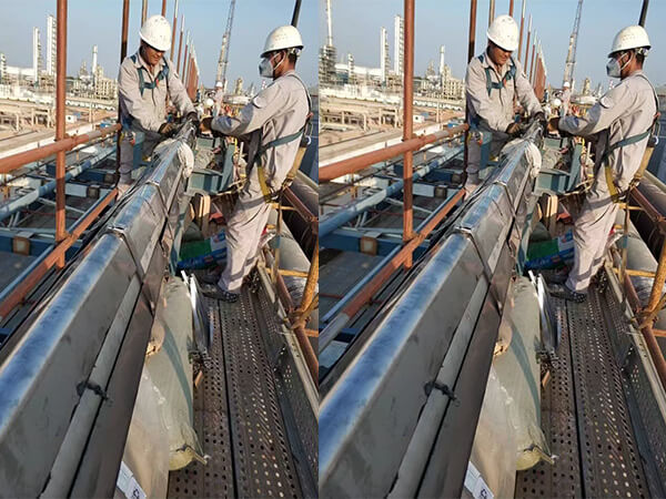 ZHX导热胶泥U型槽施工工艺（施工中）